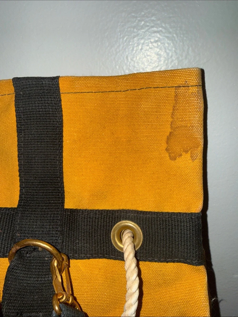 Vintage Boyt Harness Company Canvas Anchor Duffle Bag – Made in Iowa Falls, Iowa - Picture 4 of 12